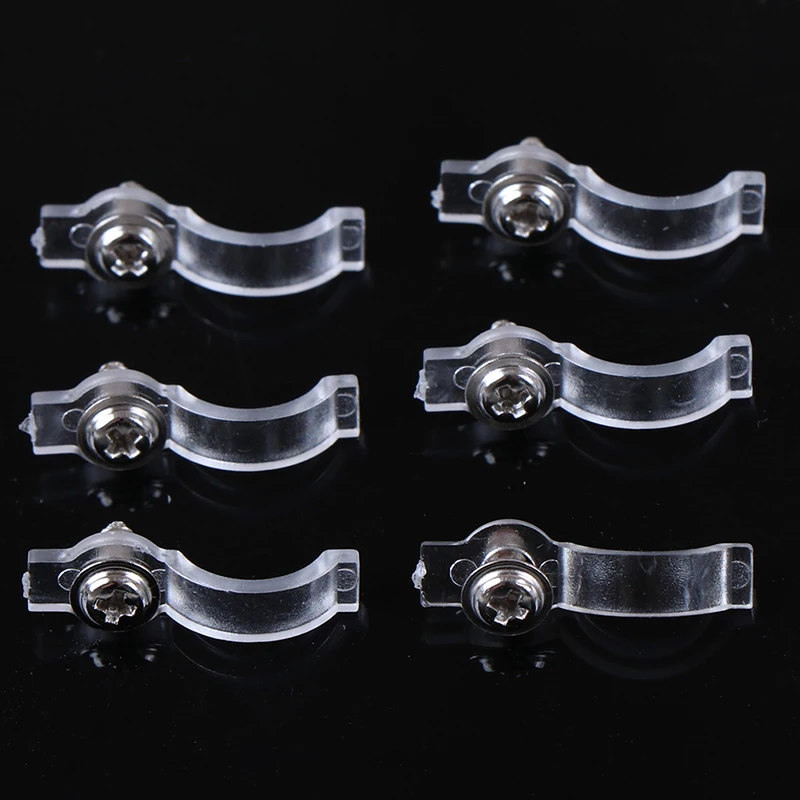 100Pcs Mounting Bracket 8/10mm Fixing Clip for 5050 5630 LED Strip Light + Screw Connectors Accessories
100Pcs Mounting Bracket 8/10mm Fixing Clip for 5050 5630 LED Strip Light + Screw Connectors Accessories