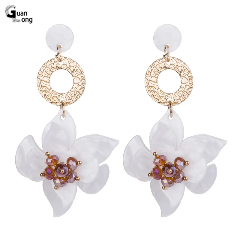 GUANLONG Trendy Drop Big Acrylic Earrings for Women 2018 Statement Resin Earrings Fashion Jewelry Long Dangle Flowers Brincos
GUANLONG Trendy Drop Big Acrylic Earrings for Women 2018 Statement Resin Earrings Fashion Jewelry Long Dangle Flowers Brincos