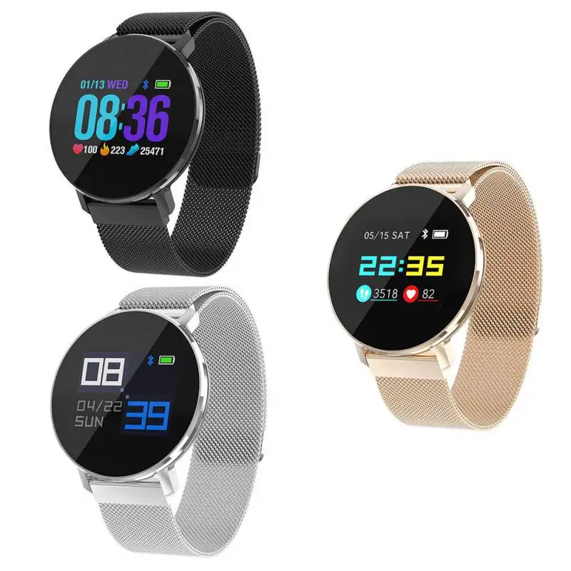 Smart Wristband Bracelet Tracker Heart Rate Blood Pressure IP68 Waterproof Sport Watch Round Multisport Band
Smart Wristband Bracelet Tracker Heart Rate Blood Pressure IP68 Waterproof Sport Watch Round Multisport Band