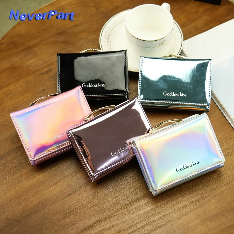 New Women Laser Holographic Wallets Short Cute Purse Small Wallet Women Folding Card Holder Mini Wallet Coin Purse Female Packet
New Women Laser Holographic Wallets Short Cute Purse Small Wallet Women Folding Card Holder Mini Wallet Coin Purse Female Packet