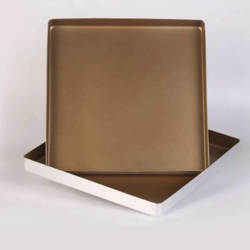 Non Stick Golden Color Baking Tray Teflon Coating Aluminium Alloy Sheet Pan Bakeware Tool Oven
Non Stick Golden Color Baking Tray Teflon Coating Aluminium Alloy Sheet Pan Bakeware Tool Oven