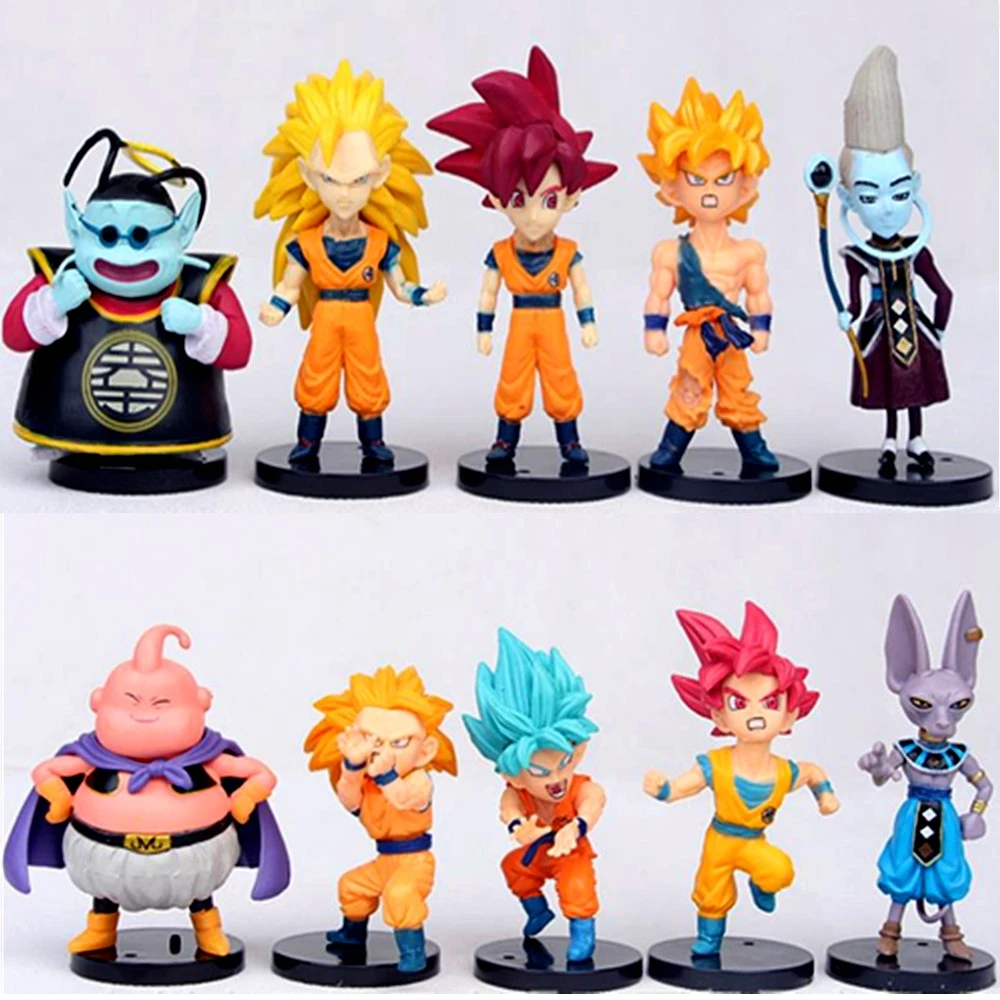 1 pcs Dragon Ball Action Figure Super Saiyan Goku Vegeta Fat Majin Boo Buu PVC Model With Base Chassis Anime Collection Kid Toy
1 pcs Dragon Ball Action Figure Super Saiyan Goku Vegeta Fat Majin Boo Buu PVC Model With Base Chassis Anime Collection Kid Toy