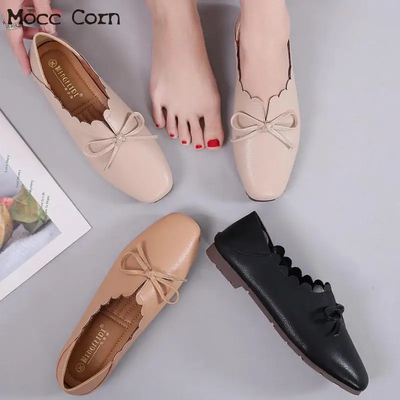 Women Flats Slip On Loafers Shoes Soft Moccasins Large Size Ballerina Shoes Bow Lady Flat Causal With Genuine Leather Footwear
Women Flats Slip On Loafers Shoes Soft Moccasins Large Size Ballerina Shoes Bow Lady Flat Causal With Genuine Leather Footwear