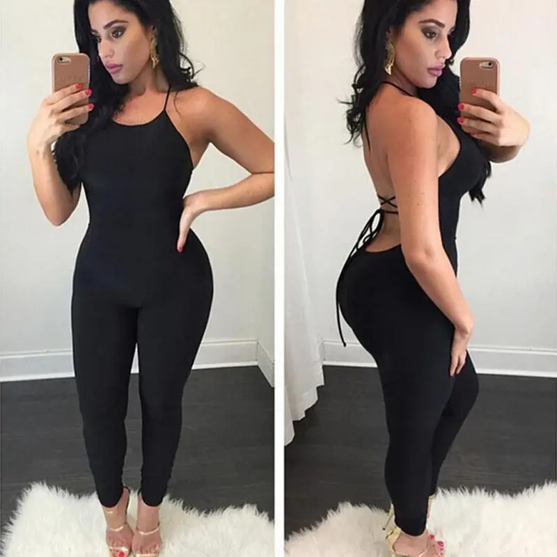 Jumpsuit Women Casual Sleeveless Bodycon Romper Jumpsuit Club Backless Bodysuit Long Pants
Jumpsuit Women Casual Sleeveless Bodycon Romper Jumpsuit Club Backless Bodysuit Long Pants