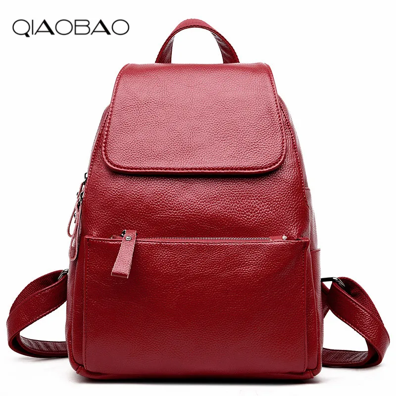 QIAOBAO 2019 Fashion Women's Backpack Leather Backpacks Female College School Backpacks For Teenager Quality Backpack
QIAOBAO 2019 Fashion Women's Backpack Leather Backpacks Female College School Backpacks For Teenager Quality Backpack