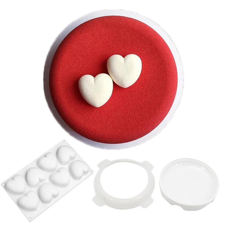 heart round Silicone Cake Molds Decorating Baking Tools Chocolate Mold Baking Mousse Chocolate Mould Bakeware DIY Accessories
heart round Silicone Cake Molds Decorating Baking Tools Chocolate Mold Baking Mousse Chocolate Mould Bakeware DIY Accessories