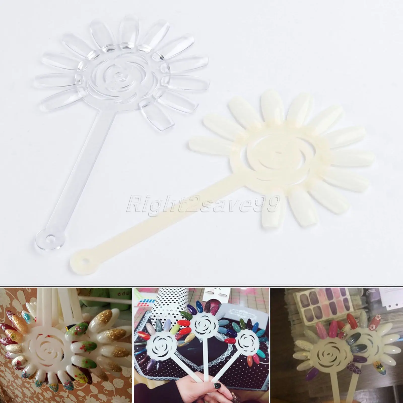 120tips/10PCS Nail Art Display Fan Nature White Clear Rosette Board Fingernail Color Chart Practice sticks DIY Nail Salon Tools
120tips/10PCS Nail Art Display Fan Nature White Clear Rosette Board Fingernail Color Chart Practice sticks DIY Nail Salon Tools