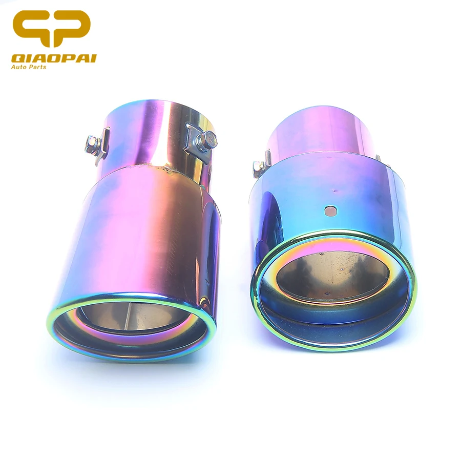 Modified Car Exhaust Muffler Stainless Steel Pipe Chrome Trim Exhaust Rear Tail Muffler Tip Car Tail Throat For Honda Nissan 
Modified Car Exhaust Muffler Stainless Steel Pipe Chrome Trim Exhaust Rear Tail Muffler Tip Car Tail Throat For Honda Nissan