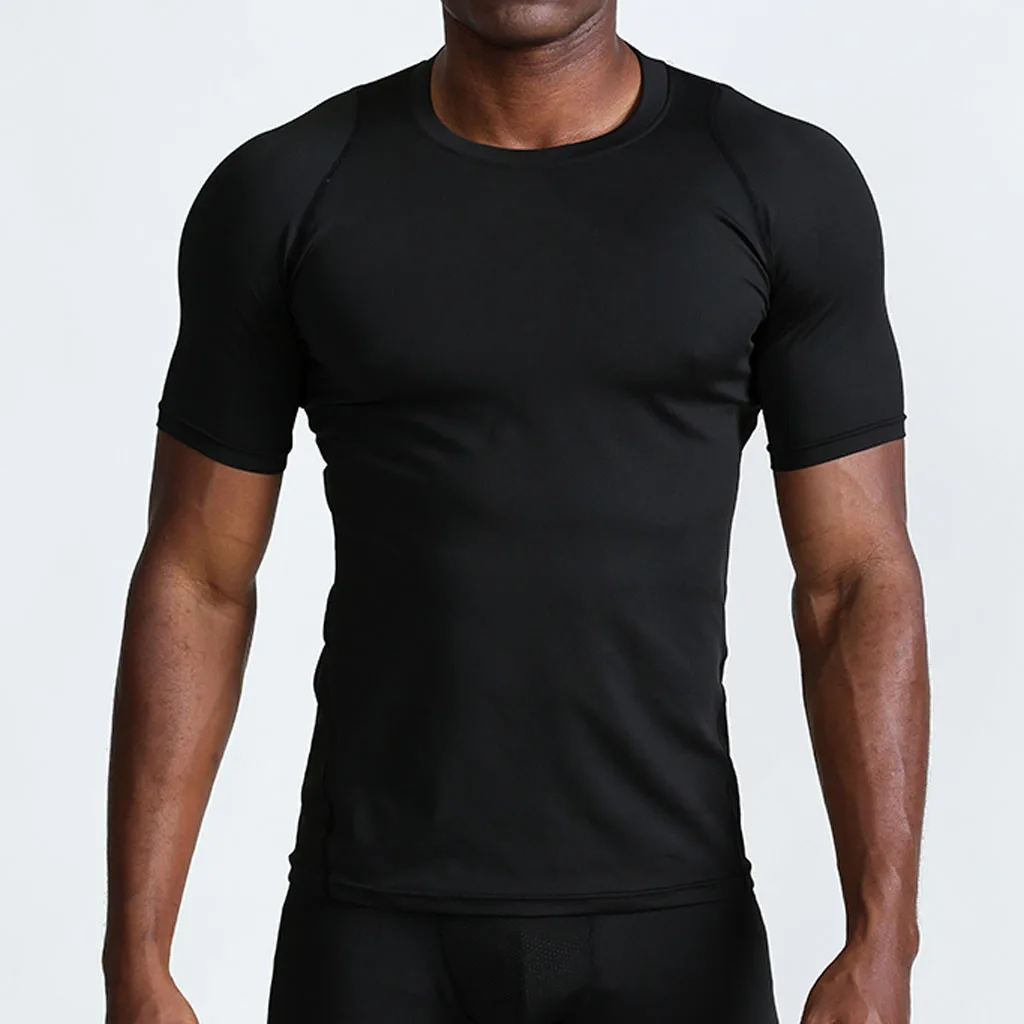 Sports men's clothing running fitness Men's Fitness Fast-drying Pure Color Sports Breathable Short Sleeve T-shirt Tops outdoor
Sports men's clothing running fitness Men's Fitness Fast-drying Pure Color Sports Breathable Short Sleeve T-shirt Tops outdoor
