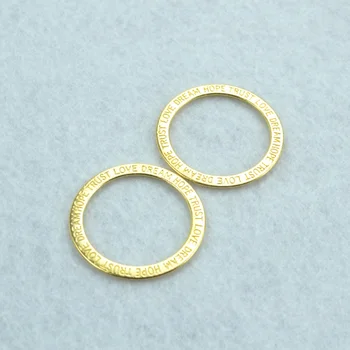 30pcs metal charms gold plated round rings connector pendants jewelry findings fit Necklaces and bracelets making Z142132
30pcs metal charms gold plated round rings connector pendants jewelry findings fit Necklaces and bracelets making Z142132