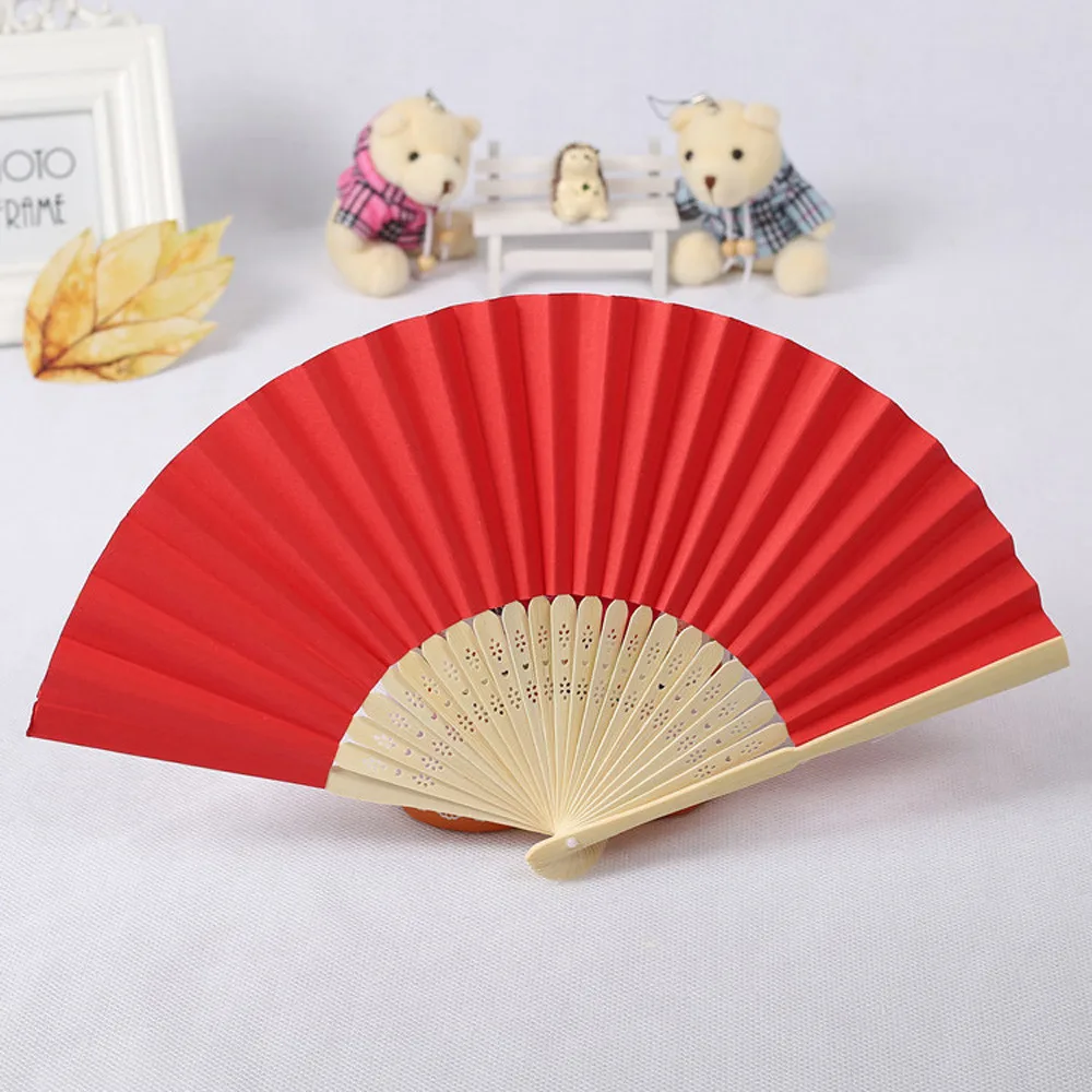 Decorative Fans Plastic Folding Hand Held Dance Fan Wedding Party Solid Color Fan Multicolor Hot Drop shipping
Decorative Fans Plastic Folding Hand Held Dance Fan Wedding Party Solid Color Fan Multicolor Hot Drop shipping