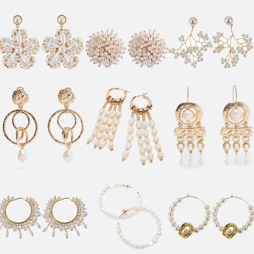 Dvacaman Korean Pearl Drop Earrings For Wedding Handmade Fashion Statement Earrings Jewelry Wholesale Women Girl Party Gifts INS
Dvacaman Korean Pearl Drop Earrings For Wedding Handmade Fashion Statement Earrings Jewelry Wholesale Women Girl Party Gifts INS