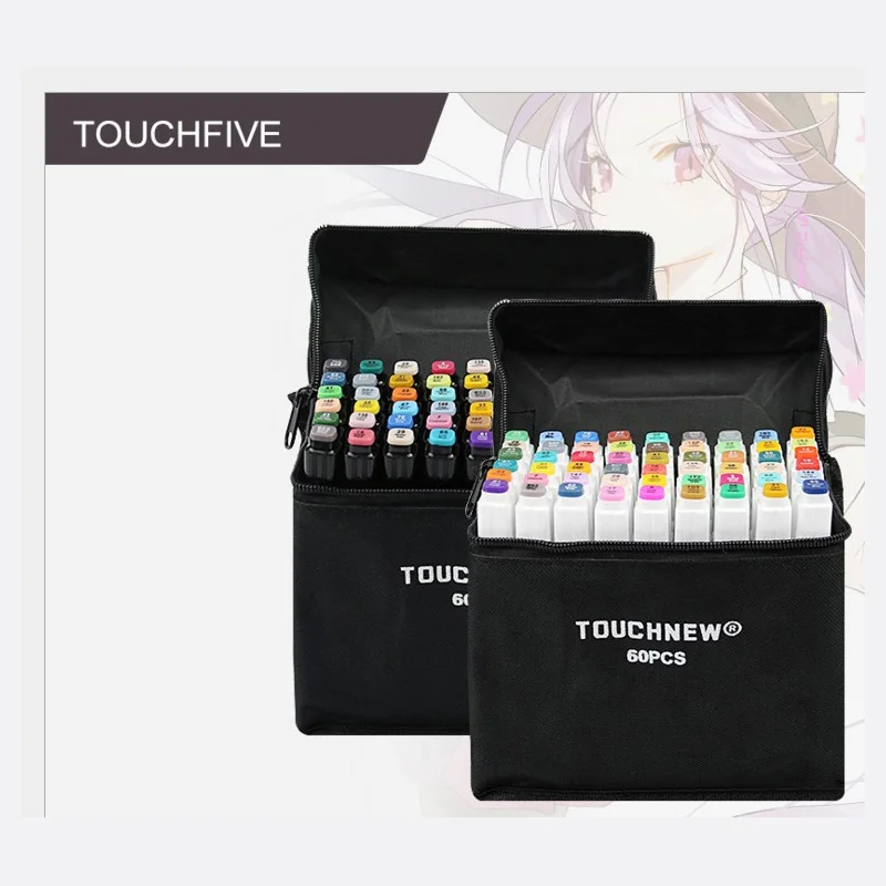 Touchfive 30/40/60/80 Colors Set Dual Head Art Marker Pen Animation Design Paint Sketch Markers Pen for Drawing
Touchfive 30/40/60/80 Colors Set Dual Head Art Marker Pen Animation Design Paint Sketch Markers Pen for Drawing