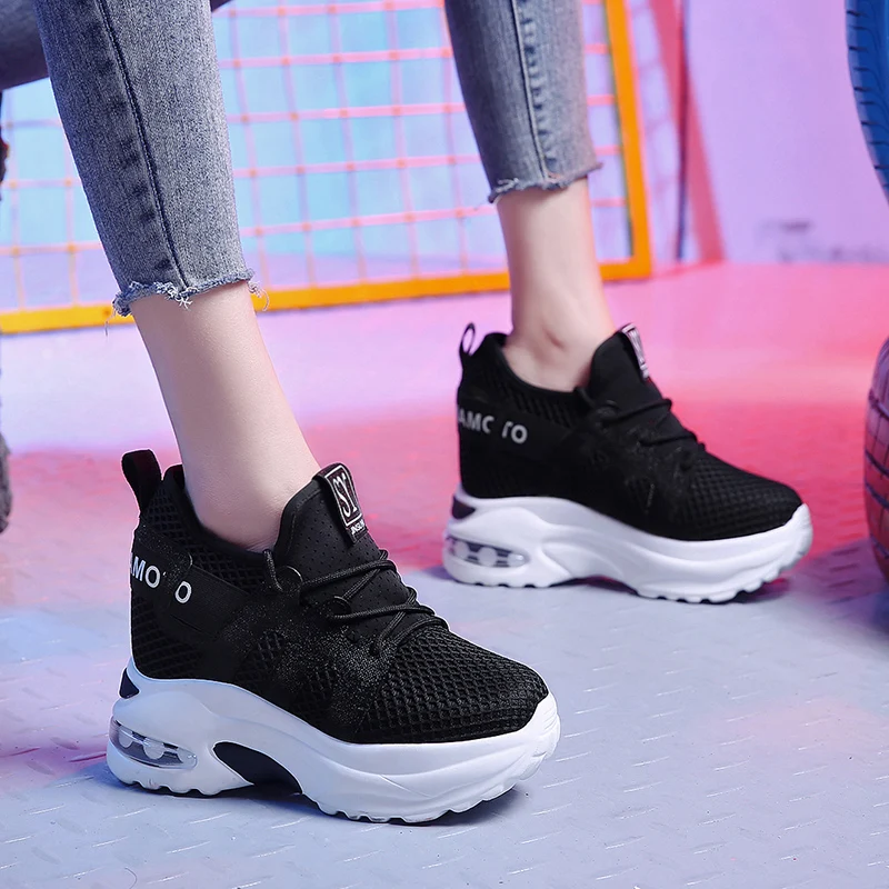 9cm High Heel Women Casual Shoes Fashion Sneakers Mesh Breathable Chunky Sneakers Woman Ladies Creepers Flats Platform Wedges
9cm High Heel Women Casual Shoes Fashion Sneakers Mesh Breathable Chunky Sneakers Woman Ladies Creepers Flats Platform Wedges