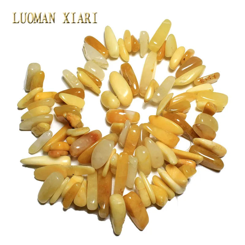 Wholesale 12-20 mm Stick Shape Yellow Aventurine Stone Beads For Jewelry Making DIY Necklace Bracelet Material Strand 15''
Wholesale 12-20 mm Stick Shape Yellow Aventurine Stone Beads For Jewelry Making DIY Necklace Bracelet Material Strand 15''