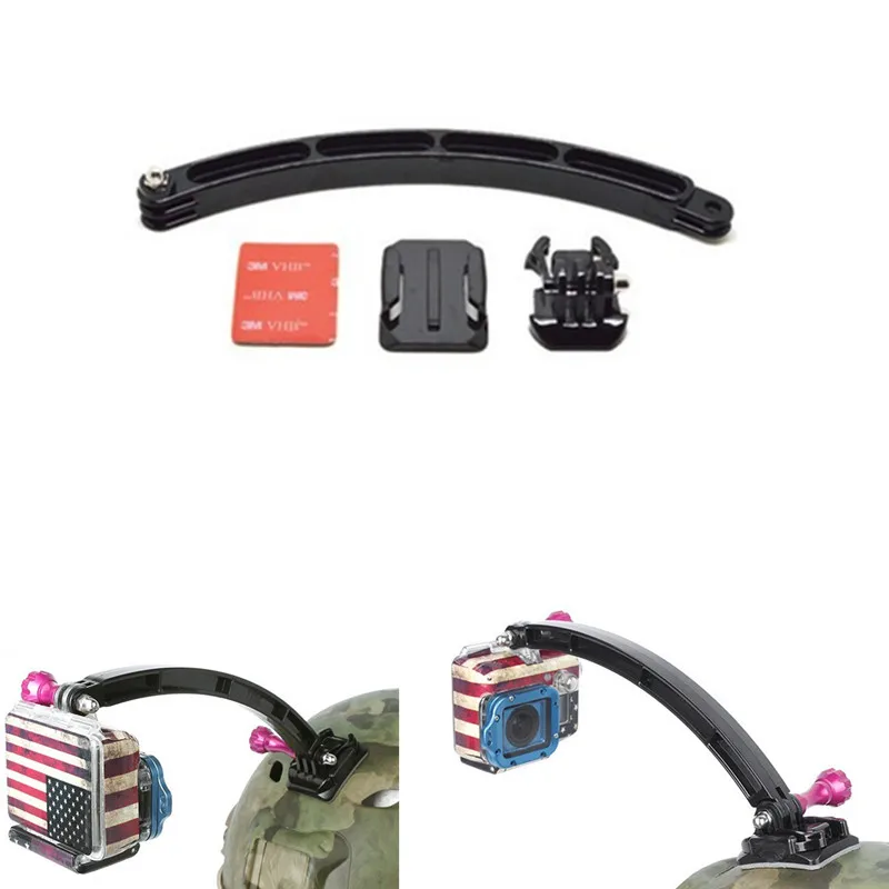 Helmet Extension Arm Adhesive Mount Holder For Gopro Hero 5 Hero 6 2/3/3+/4 Session Camera Accessories
Helmet Extension Arm Adhesive Mount Holder For Gopro Hero 5 Hero 6 2/3/3+/4 Session Camera Accessories