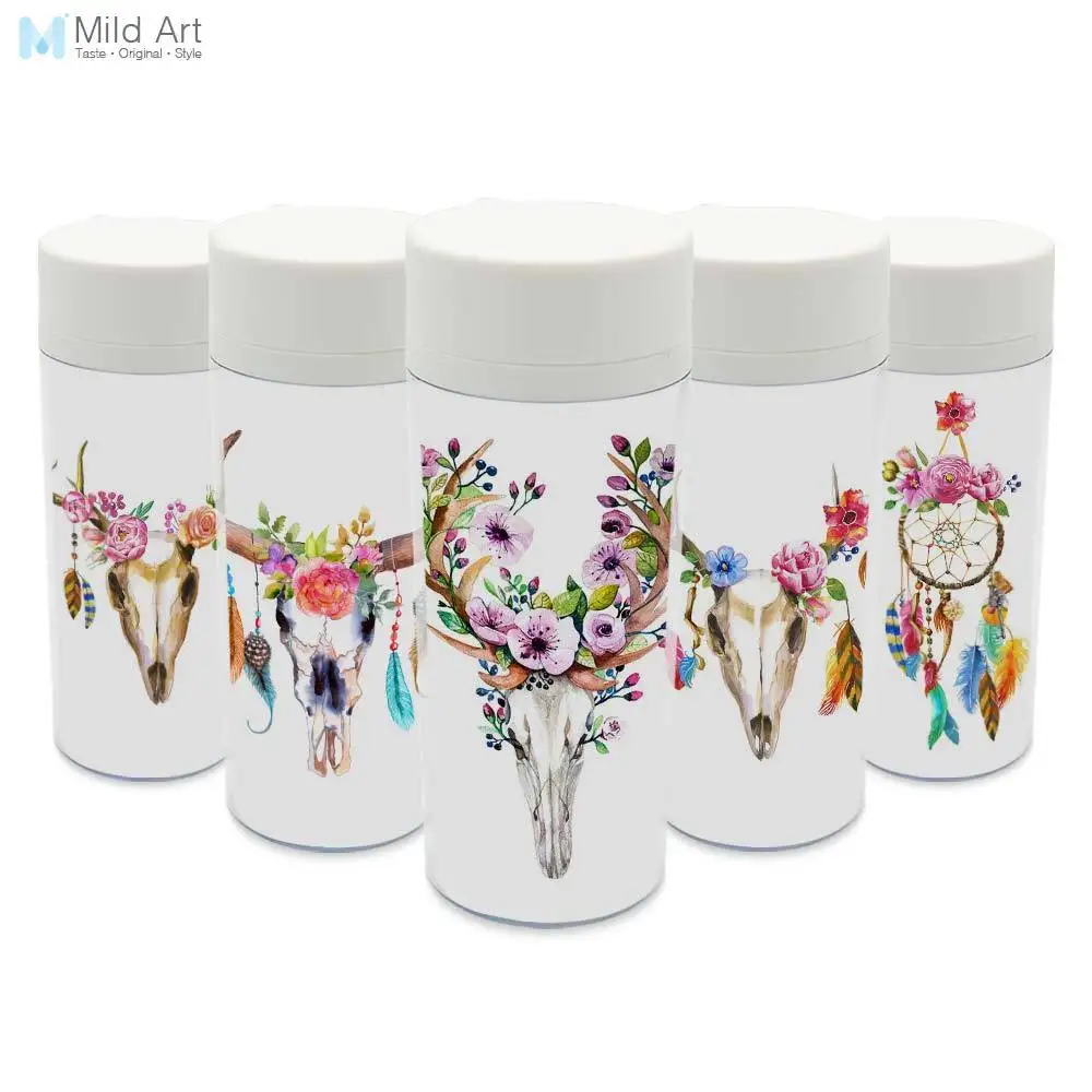 Personalized BPA Free Plastic Insulated Drinkware Watercolor Flower Deer Skull Dream Catcher Feather 300ml Water Bottles Gifts
Personalized BPA Free Plastic Insulated Drinkware Watercolor Flower Deer Skull Dream Catcher Feather 300ml Water Bottles Gifts