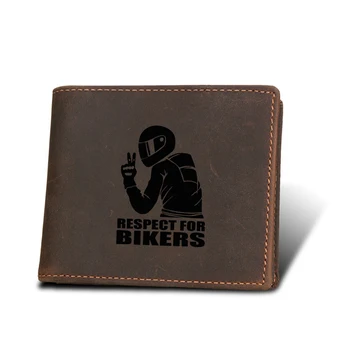 Respect for bikers Fashion Wallets Men Vintage Cowhide Leather Wallet with Zip Coin Purse engrave Short Wallet Male Card Holders
Respect for bikers Fashion Wallets Men Vintage Cowhide Leather Wallet with Zip Coin Purse engrave Short Wallet Male Card Holders
