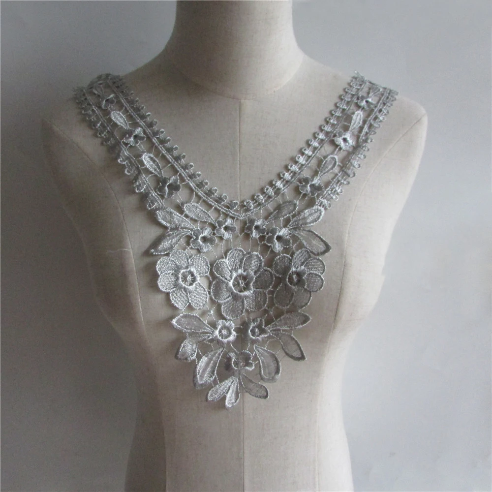 brand new hot sell DIY crafts sewing accessories patches new arrive high quality silver embroidery lace collar exquisite YL275
brand new hot sell DIY crafts sewing accessories patches new arrive high quality silver embroidery lace collar exquisite YL275
