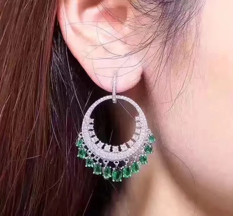better Clear and Green Cubic Zircon Women Earrings Trendy European Style Female Drop Earring Boucle d'oreill
better Clear and Green Cubic Zircon Women Earrings Trendy European Style Female Drop Earring Boucle d'oreill