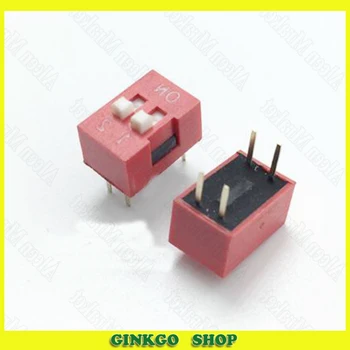 200pcs/lot DIP Switch Spacing 2.54mm 4Pin 2Position Red Slide Type DS Encode Switch Excellent Quality
200pcs/lot DIP Switch Spacing 2.54mm 4Pin 2Position Red Slide Type DS Encode Switch Excellent Quality
