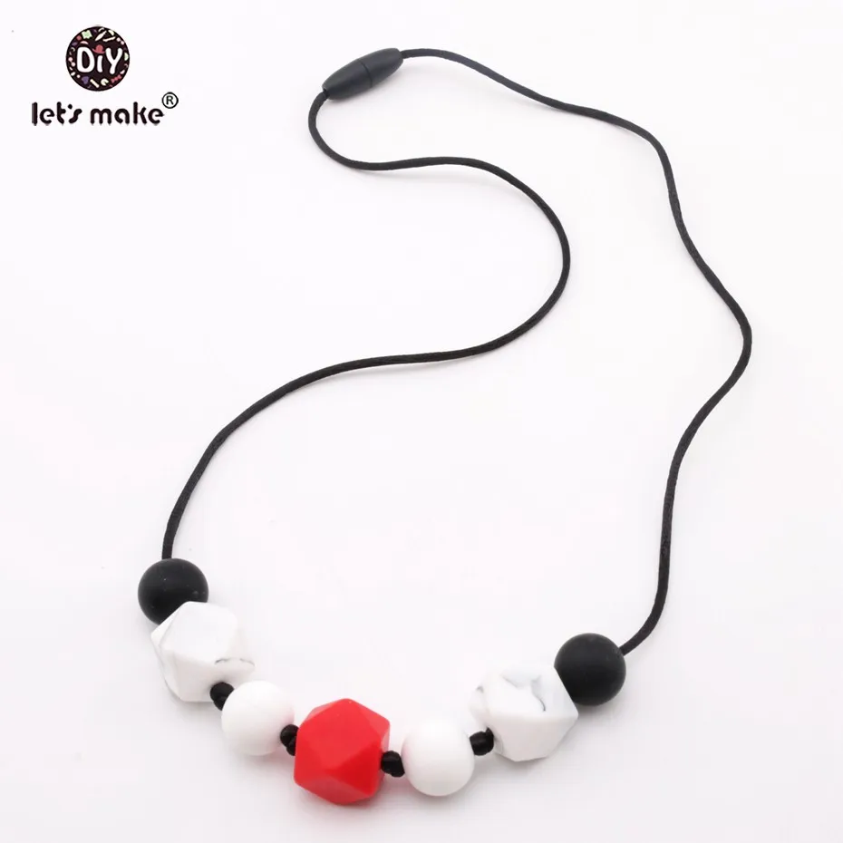 Let's make 1pc Red Marble Knotted Silicone Octagonal Beads Teething DIY Crafts Baby Teether Nursing Toy Accessories Necklace
Let's make 1pc Red Marble Knotted Silicone Octagonal Beads Teething DIY Crafts Baby Teether Nursing Toy Accessories Necklace