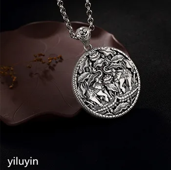 KJJEAXCMY S990 silver coin hollowed out, silk gourd, pure silver, folk style, antique style, lady pendant.
KJJEAXCMY S990 silver coin hollowed out, silk gourd, pure silver, folk style, antique style, lady pendant.