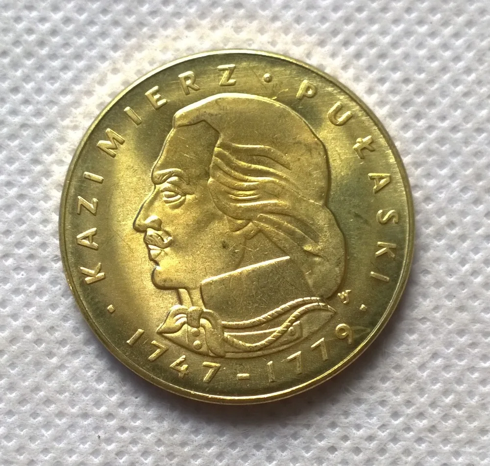 1976- MW POLAND POLISH KAZIMIERZ PULASKI 500 ZL Gold coin commemorative coins-replica coins medal coins collectibles badge
1976- MW POLAND POLISH KAZIMIERZ PULASKI 500 ZL Gold coin commemorative coins-replica coins medal coins collectibles badge
