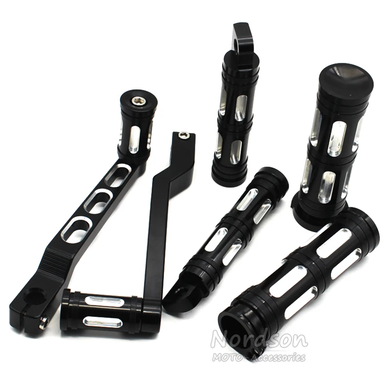 For Harley Foot Pegs Footrest + Edge Cut Shift Lever Shifter Peg + Handlebar Grips Handle Grip Fits Davidson Dynas
For Harley Foot Pegs Footrest + Edge Cut Shift Lever Shifter Peg + Handlebar Grips Handle Grip Fits Davidson Dynas