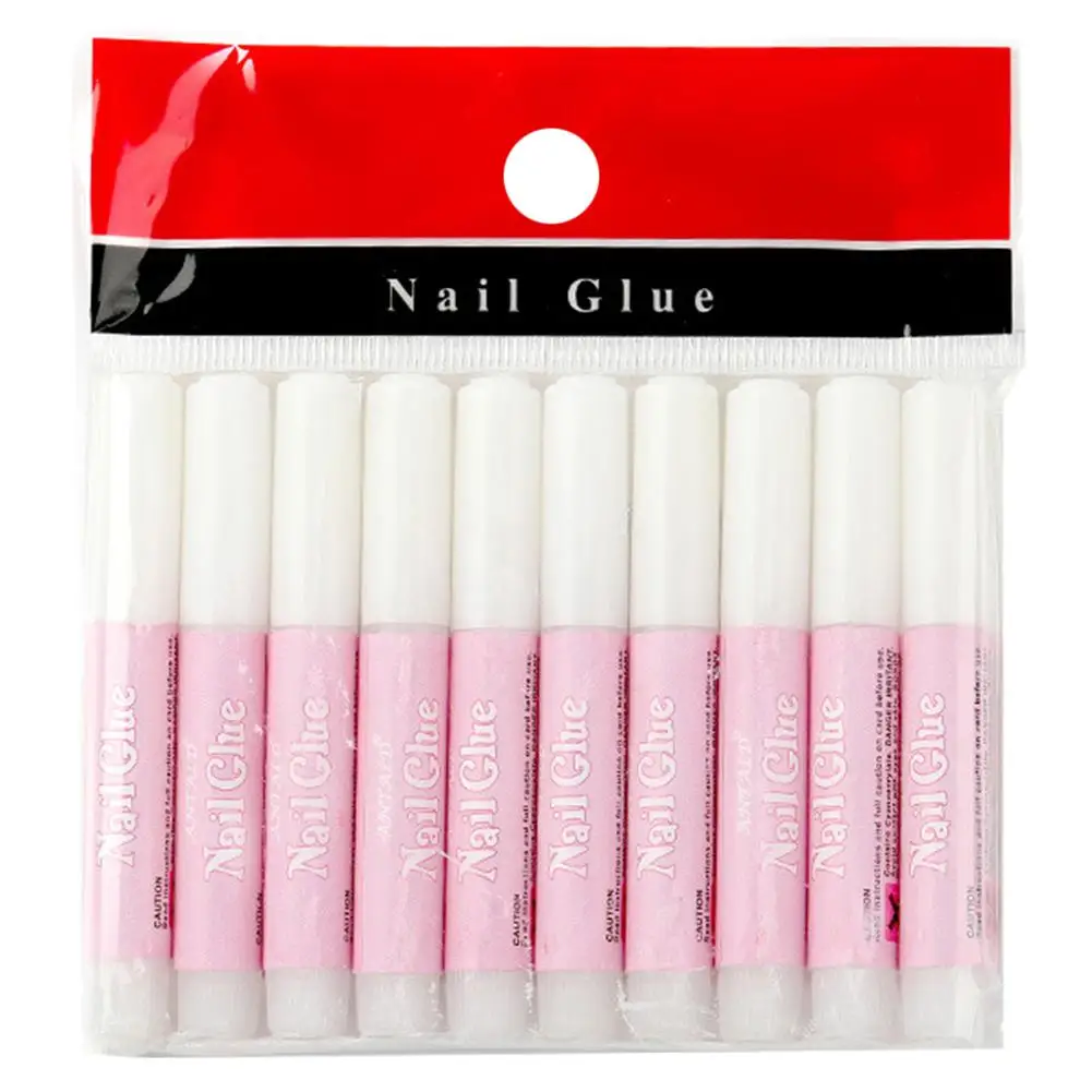 10Pcs/Set Mini Beauty Nail Glue Transparent Non-marking Adhesive Nail Glue False Tips Sticky Paste Nail Accessories
10Pcs/Set Mini Beauty Nail Glue Transparent Non-marking Adhesive Nail Glue False Tips Sticky Paste Nail Accessories