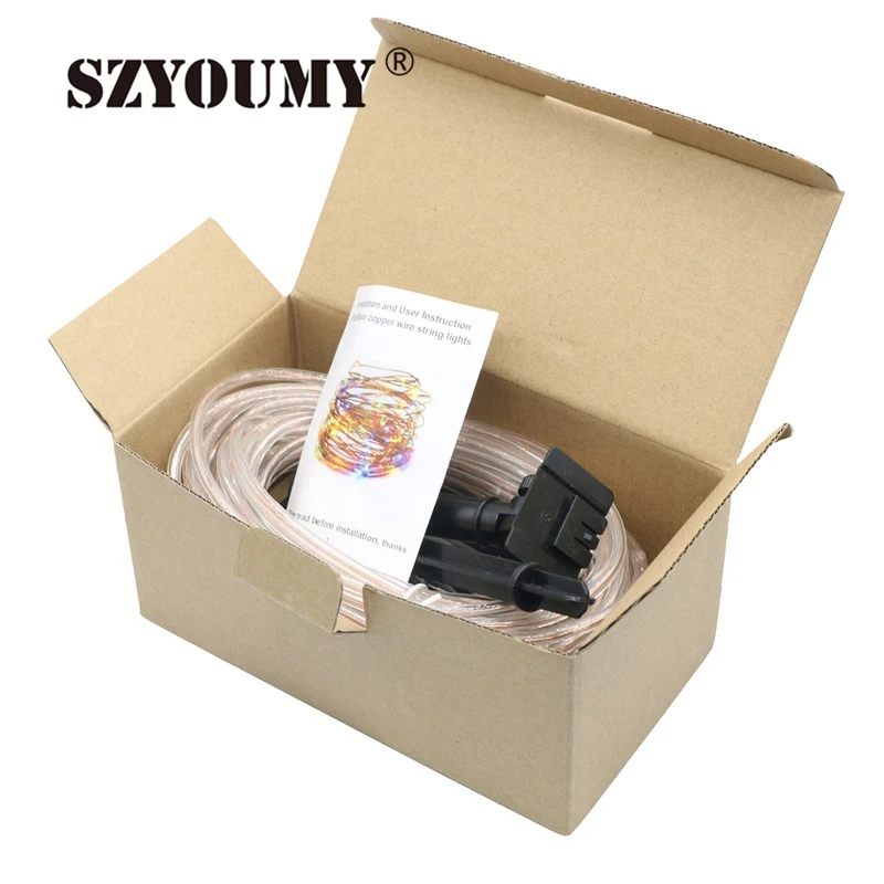 SZYOUMY Excellent 7M 50 LED Solar Rope Tube Led String Strip Fairy Light Outdoor Garden Xmas Party Decor Waterproof 12M 100 LED
SZYOUMY Excellent 7M 50 LED Solar Rope Tube Led String Strip Fairy Light Outdoor Garden Xmas Party Decor Waterproof 12M 100 LED