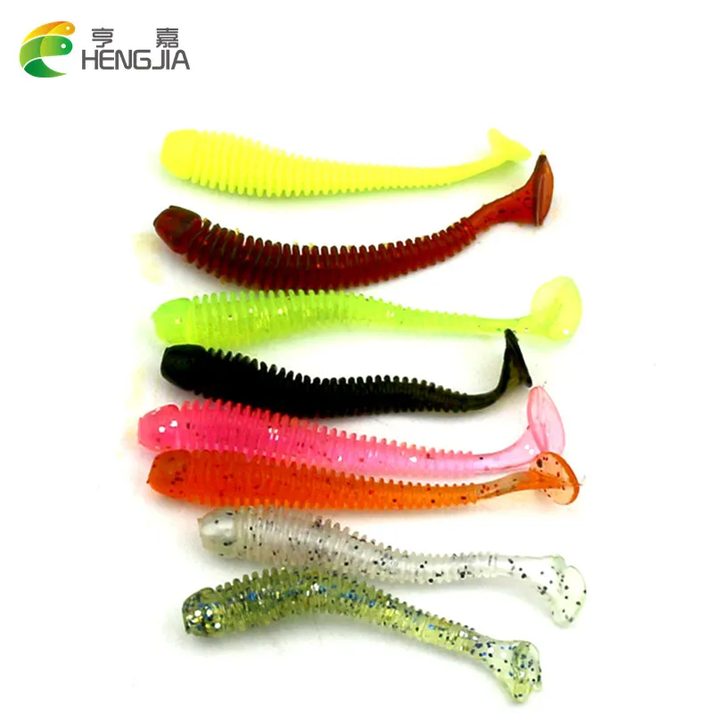Hengjia 50pcs Artificial soft fishing lure Worm shad lure Swim bait Jig head Fly fishing bait 0.6G-5.5CM soft Fishing Tackle
Hengjia 50pcs Artificial soft fishing lure Worm shad lure Swim bait Jig head Fly fishing bait 0.6G-5.5CM soft Fishing Tackle