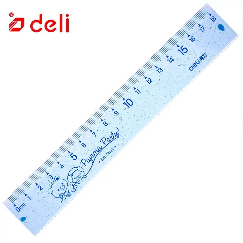 Deli 1PC Stationery Tools Straight Ruler for Student Study Measuring Drawing Plastic Rulers Tools School & Office Supplies
Deli 1PC Stationery Tools Straight Ruler for Student Study Measuring Drawing Plastic Rulers Tools School & Office Supplies