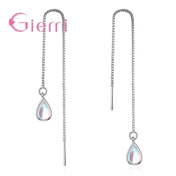 Excellent New Design Waterdrop Rainbow Crystals Pure 925 Sterling Silver Box Thread Long Dangle Earrings for Femme Women
Excellent New Design Waterdrop Rainbow Crystals Pure 925 Sterling Silver Box Thread Long Dangle Earrings for Femme Women