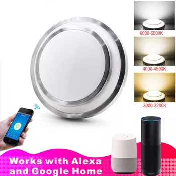 JIAWEN Wifi Phone APP Control Three Color Adjusted LED Ceiling Light Working with Amazon Alexa and Google AC110 -240V
JIAWEN Wifi Phone APP Control Three Color Adjusted LED Ceiling Light Working with Amazon Alexa and Google AC110 -240V