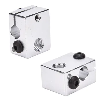 Aluminium Heat Block For 3D Printer V6 J-head Makerbot MK7/MK8 Extruder 1PC Drop Shipping
Aluminium Heat Block For 3D Printer V6 J-head Makerbot MK7/MK8 Extruder 1PC Drop Shipping