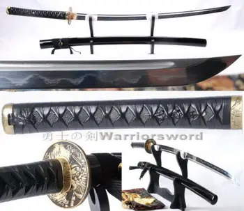 Clay Tempered Folded Steel Katana Sword Full Tang Japanese Sword Sharp Blade 823
Clay Tempered Folded Steel Katana Sword Full Tang Japanese Sword Sharp Blade 823