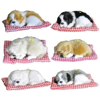 Dewtreetali Cute Simulation Sleeping Dog Car Decoration Ornaments Press Sounding Lovely Plush Puppy Doll Toy Children Gifts
Dewtreetali Cute Simulation Sleeping Dog Car Decoration Ornaments Press Sounding Lovely Plush Puppy Doll Toy Children Gifts