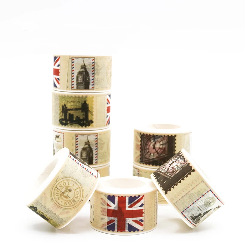 10m*25mm Creative Retro Stamp Style Washi Paper Masking Tapes Scrapbooking Tape DIY Stickers Crafts Gift Wrapping Sticker 1PCS
10m*25mm Creative Retro Stamp Style Washi Paper Masking Tapes Scrapbooking Tape DIY Stickers Crafts Gift Wrapping Sticker 1PCS