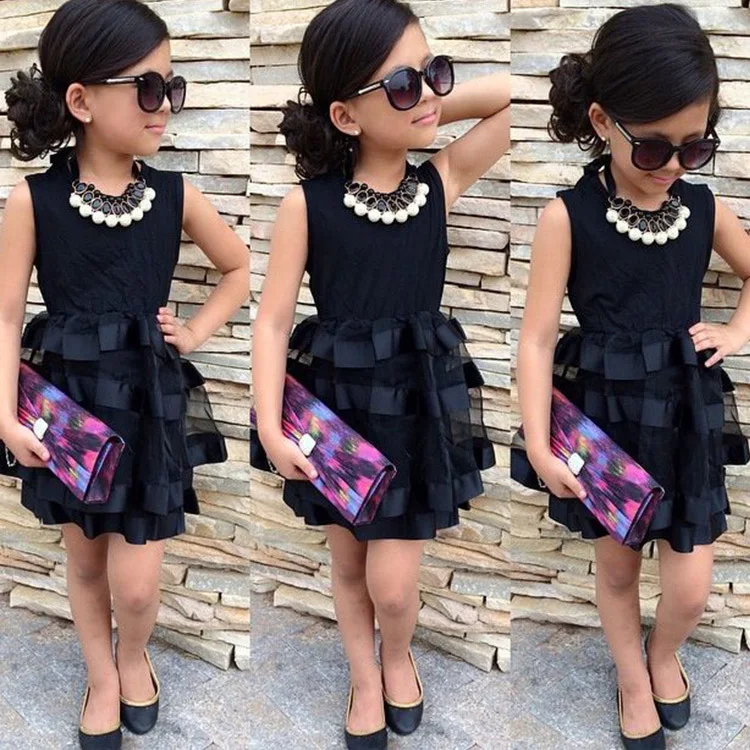 2017 Populous Baby Kids Girls Clothes Princess Black Short Fashion Summer Cool Solid PartyTulle Dress 2 3 4 5 6 7 Years
2017 Populous Baby Kids Girls Clothes Princess Black Short Fashion Summer Cool Solid PartyTulle Dress 2 3 4 5 6 7 Years