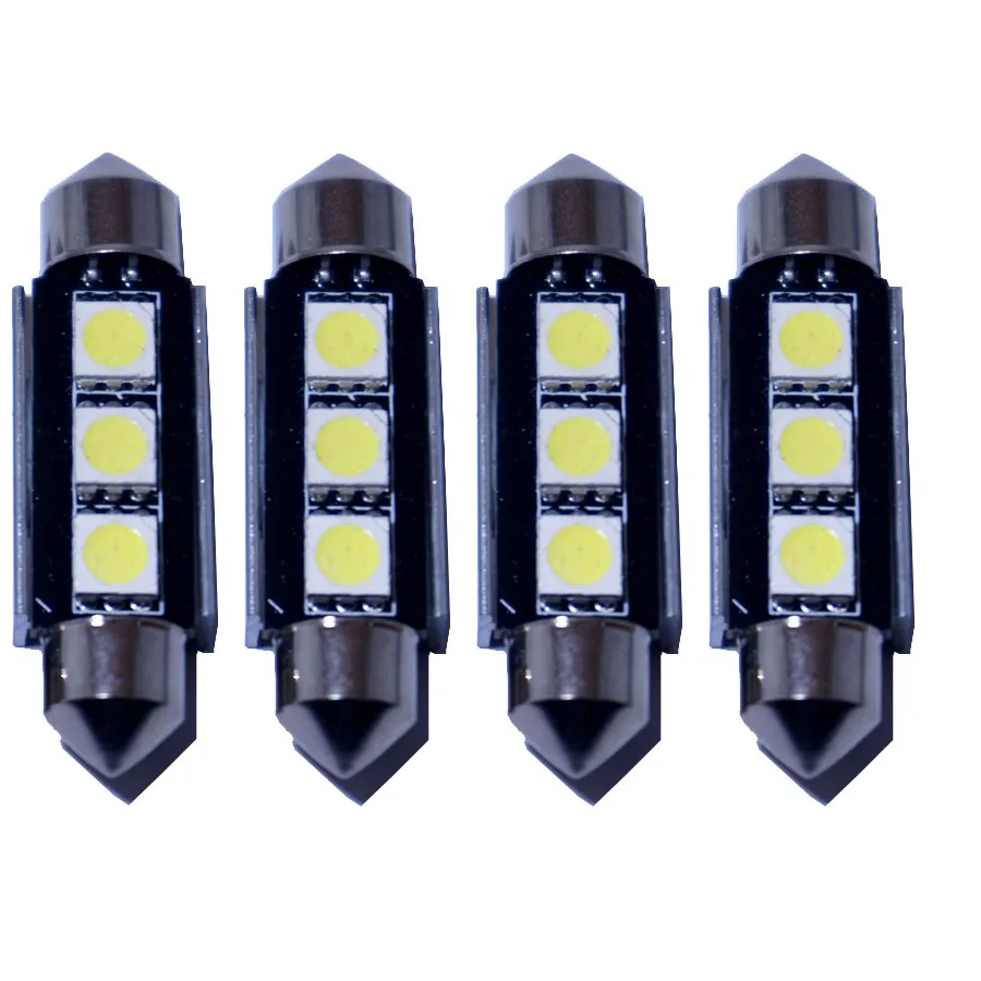 4pcs Car Light Led Lamp Auto Bulb Festoon C5W Dome Error Free 36mm White CANBUS 39mm 41mm reading License Plate for BMW audi
4pcs Car Light Led Lamp Auto Bulb Festoon C5W Dome Error Free 36mm White CANBUS 39mm 41mm reading License Plate for BMW audi