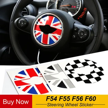 1pc Union Jack Checker PVC Vinyl Car Steering Wheel Stickers Covers Decoration For Mini Cooper JCW F54 F55 F56 F60 Car Styling
1pc Union Jack Checker PVC Vinyl Car Steering Wheel Stickers Covers Decoration For Mini Cooper JCW F54 F55 F56 F60 Car Styling