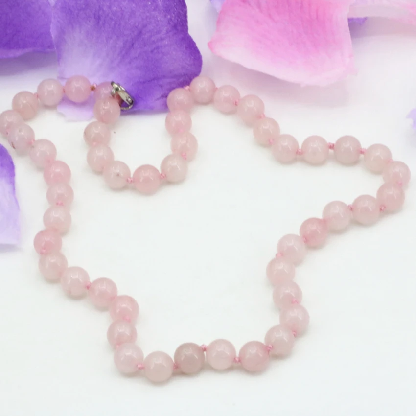Фото Очаровательные винтажные женские розовые кристаллы Вишневый камень нефрит