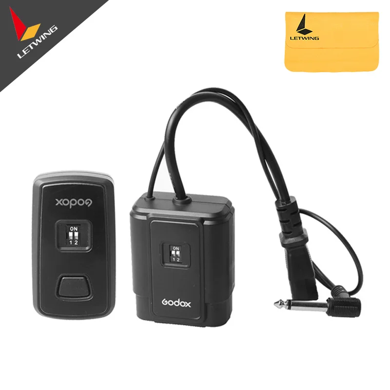 

Godox DM-04 433MHz 4 Channel 1/200s Sync Wireless Studio Flash Trigger Radio Transmitter & Receiver For DSLR Cameras