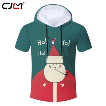 CJLM Happy Christmas Lovely Santa Claus T-shirt Men's Winter Hooded Tshirt 3D Printed Casual Man Chinese Style Tee Shirt
CJLM Happy Christmas Lovely Santa Claus T-shirt Men's Winter Hooded Tshirt 3D Printed Casual Man Chinese Style Tee Shirt