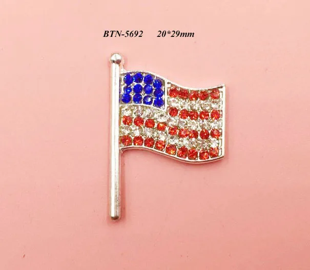 Free shipping flatback USA flag rhinestone button 10PCS/lot for hair accessary (BTN-5692)
Free shipping flatback USA flag rhinestone button 10PCS/lot for hair accessary (BTN-5692)