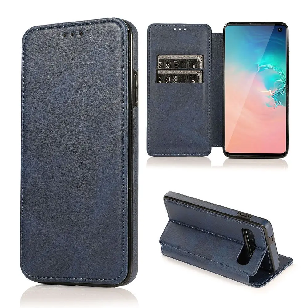 Для samsung Galaxy S10 Plus S10E чехол PU кожаный бумажник-книжка Магнитный флип-чехол тонкий