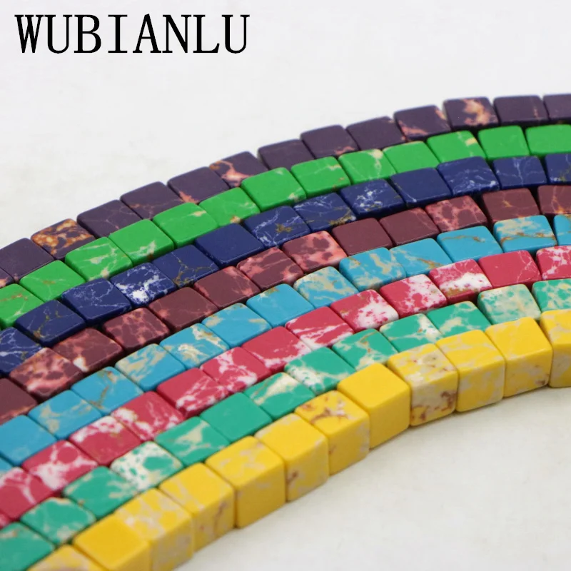 WUBIANLU 8mm Multicolor Natural Stone Emperor Cube Loose Bead For Jewellery Making Fashion DIY Charms Lot Parts Wholesale
WUBIANLU 8mm Multicolor Natural Stone Emperor Cube Loose Bead For Jewellery Making Fashion DIY Charms Lot Parts Wholesale