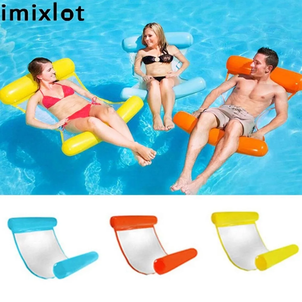 Imixlot Foldable Outdoor Water Single Hammock Netted Hammock Inflatable Backrest Recliner Floating Water Sleeping Bed Sofa
Imixlot Foldable Outdoor Water Single Hammock Netted Hammock Inflatable Backrest Recliner Floating Water Sleeping Bed Sofa