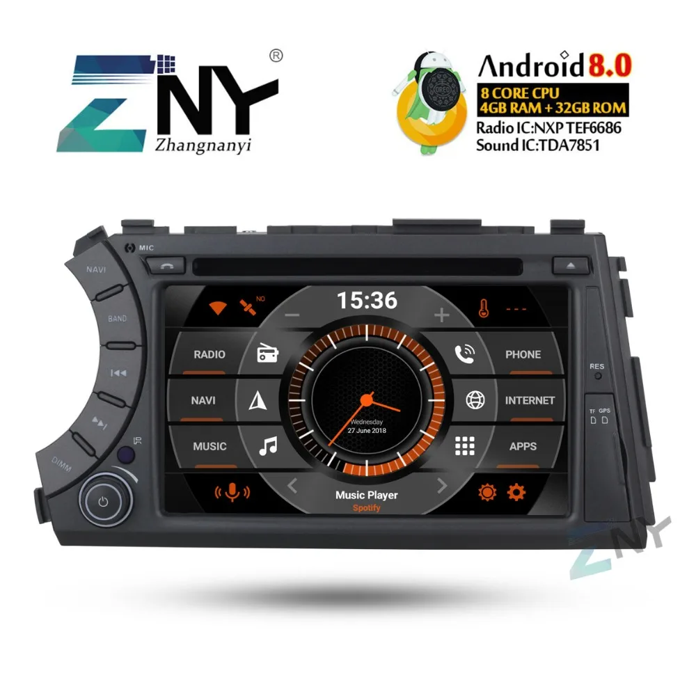 4 ГБ Оперативная память 7 "ips Дисплей Android 8 0 автомобильный стерео gps для